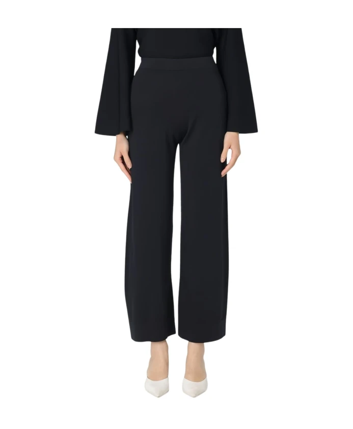 

Широкие брюки из вискозы Liviana Conti, черный