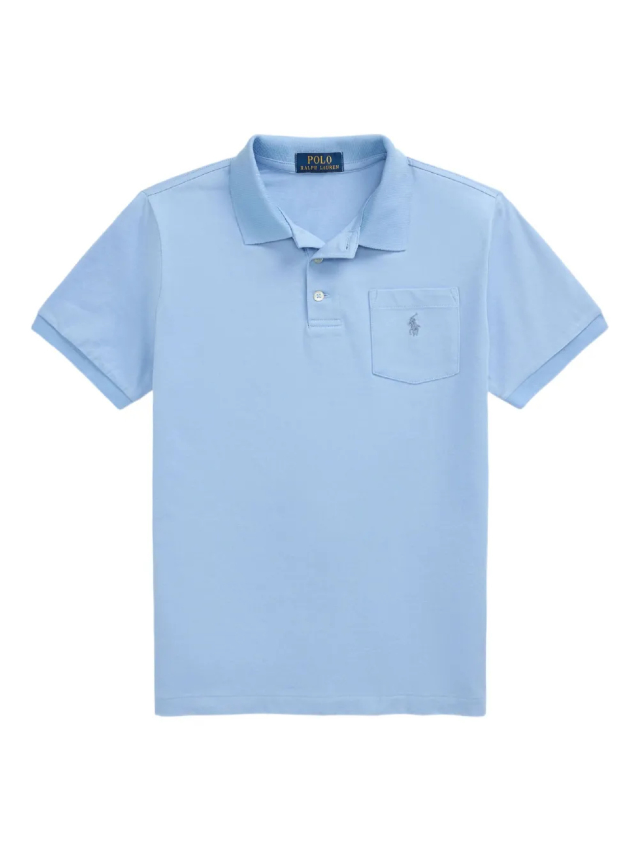 

POLO RALPH LAUREN KIDS рубашка поло с вышивкой Polo Pony, синий