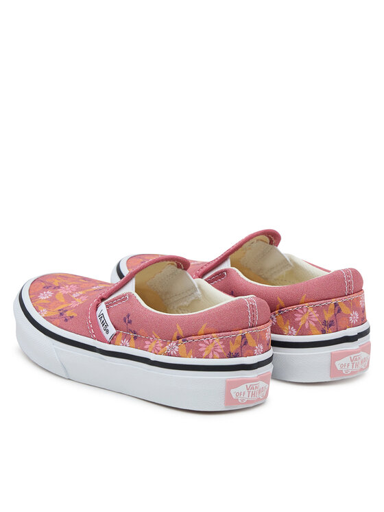 Тканевые кроссовки Classic Slip-On VN000D0JZRY1 Vans, розовый — фото 3