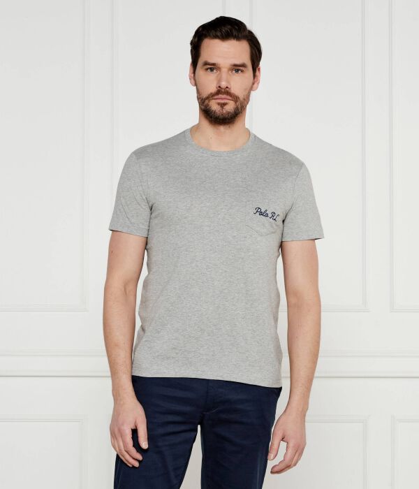 

Футболки Custom slim fit Polo Ralph Lauren, серый