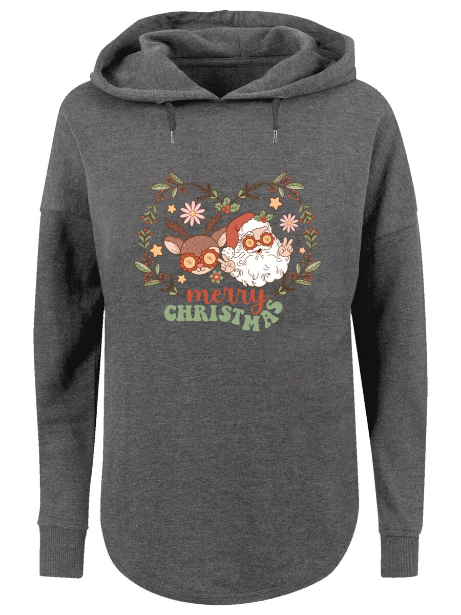 

Толстовка F4NT4STIC Christmas Hippie Santa And Reindeer, Dark grey