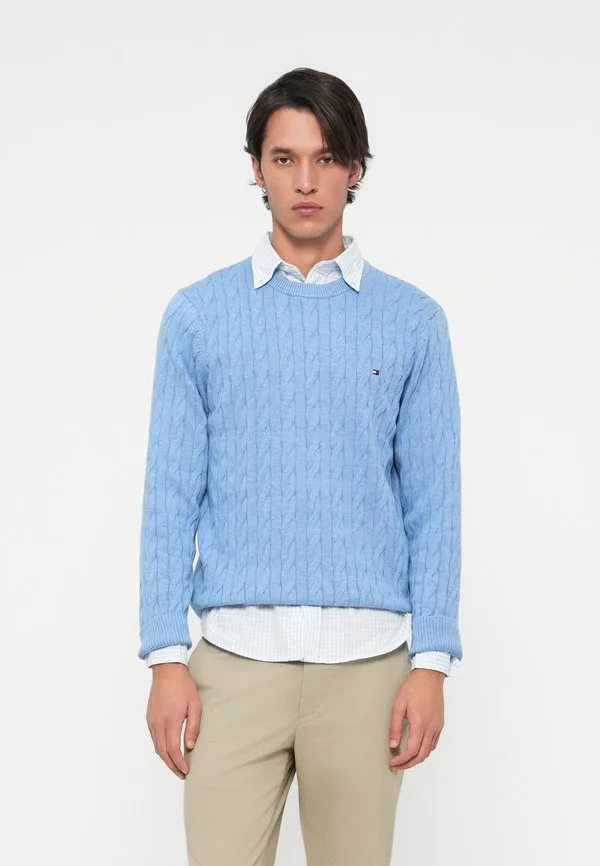 Свитер с вышивкой флага и косами Tommy Hilfiger, Well Water