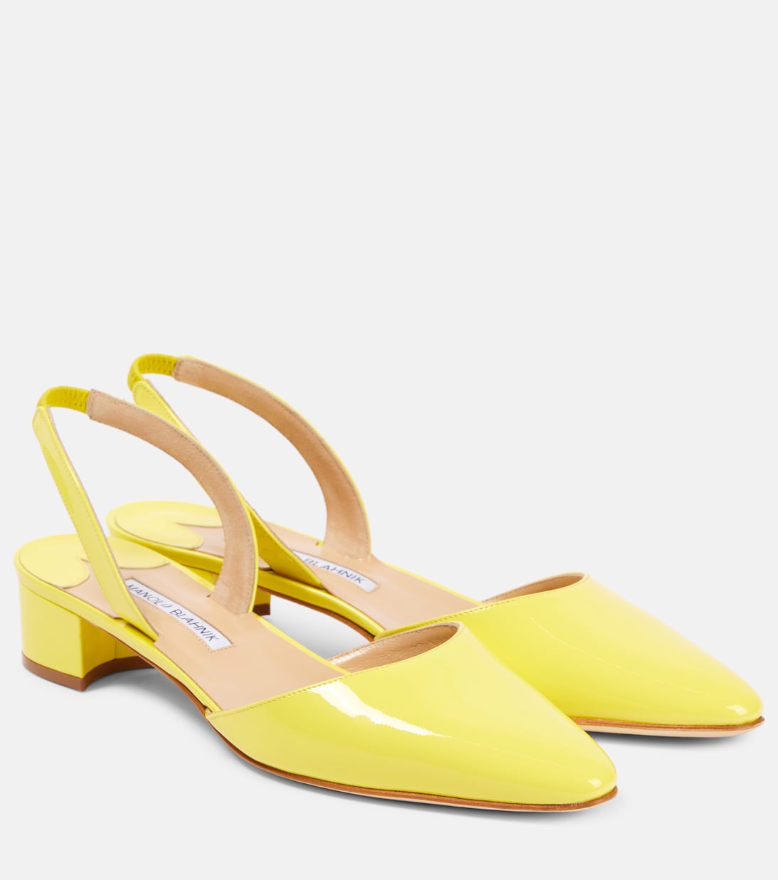 Aspro 30 лаковые туфли-лодочки на ремешке Manolo Blahnik, 7348 Byel