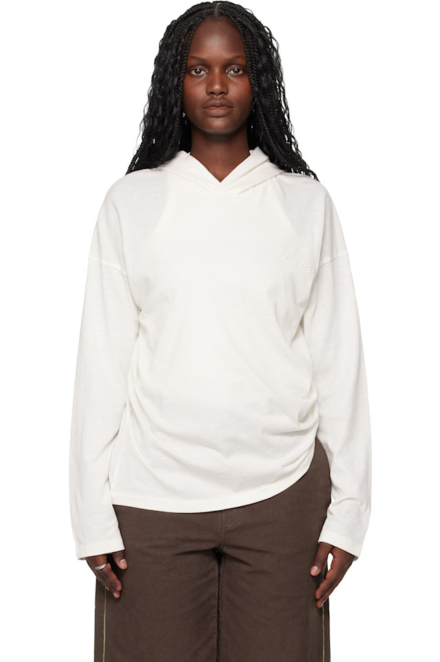 

Fear Of God Essentials Классическая толстовка с длинными рукавами Off-White с вышивкой на тему праздников, Белый, Fear Of God Essentials Классическая толстовка с длинными рукавами Off-White с вышивкой на тему праздников