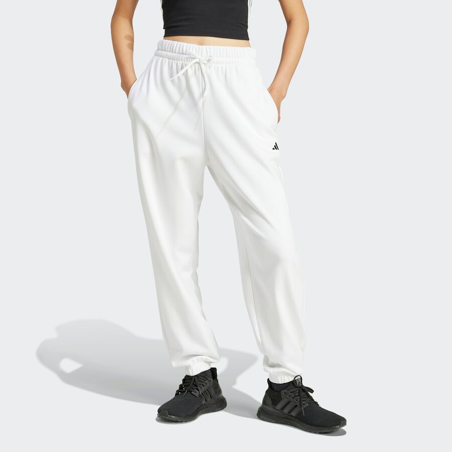 Зауженные спортивные брюки ADIDAS SPORTSWEAR Essentials, белый — фото 2