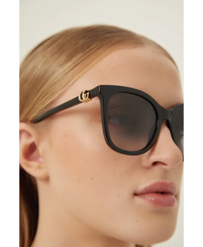 Солнцезащитные очки «кошачий глаз» Gucci, черный — фото 4