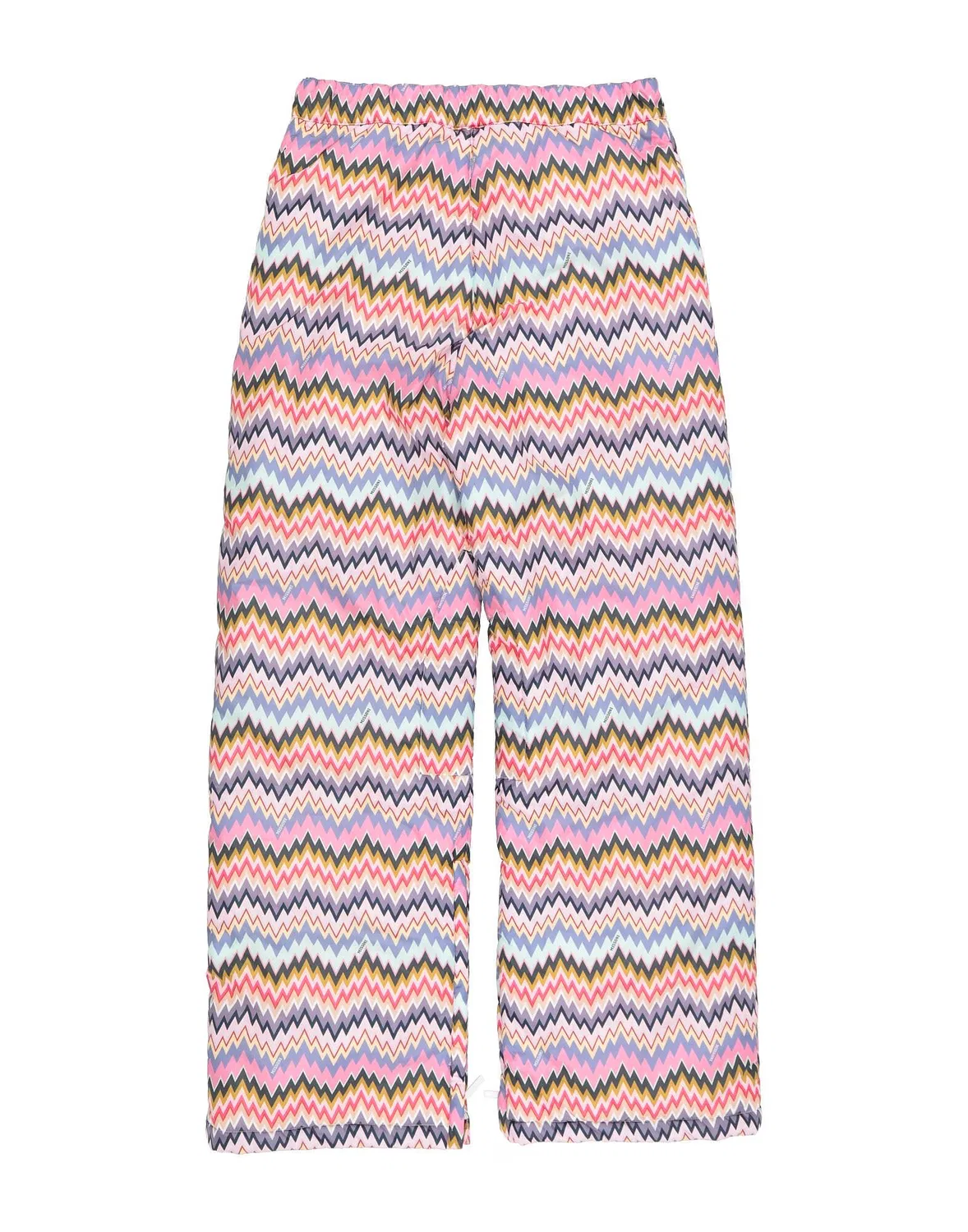 Зимняя куртка с принтом MISSONI розовая — фото 2