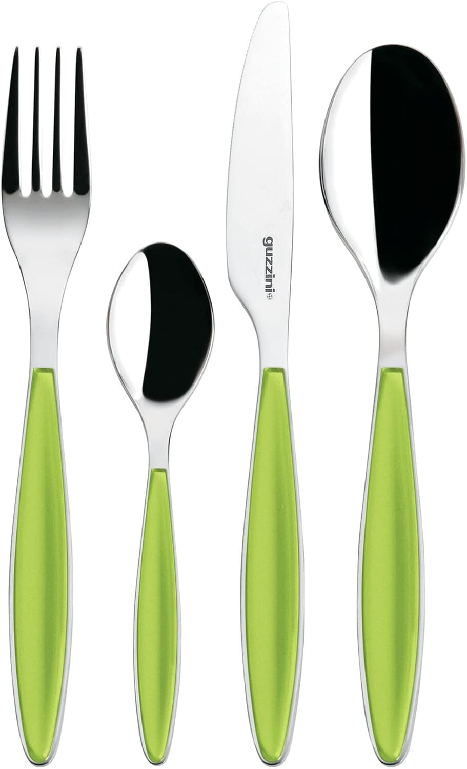 

Guzzini Набор столовых приборов FEELING, 24 шт., Green