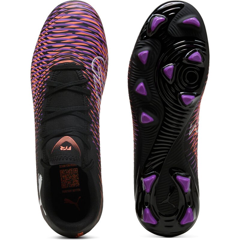 Футбольные бутсы для газона Future 8 Play FG/AG Puma, белый — фото 2
