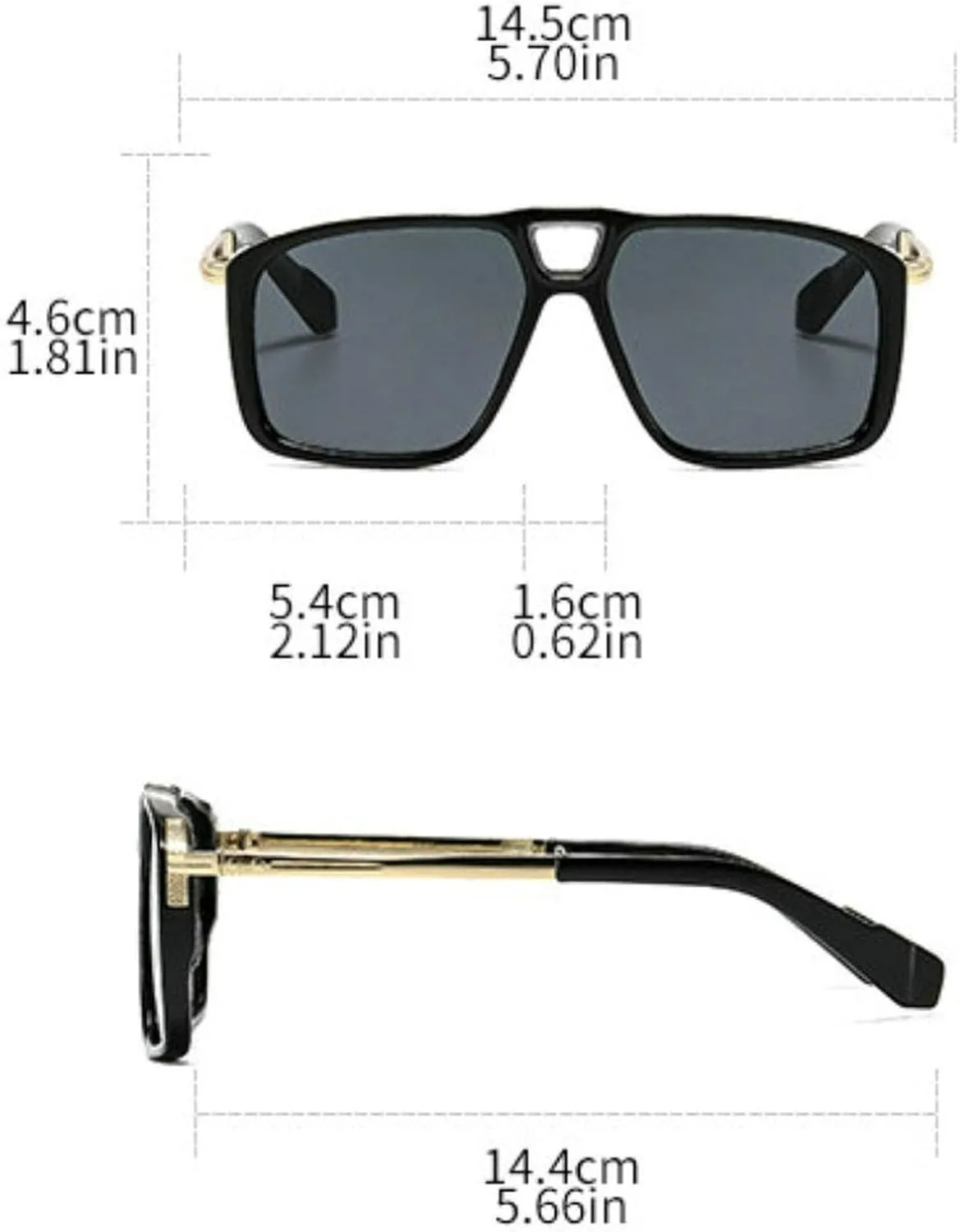 

Солнцезащитные очки COTIA Square Double Bridge для женщин и мужчин, модные очки-пилот, классические ретро-очки в стиле 90-х, стильные и оригинальные, Striped