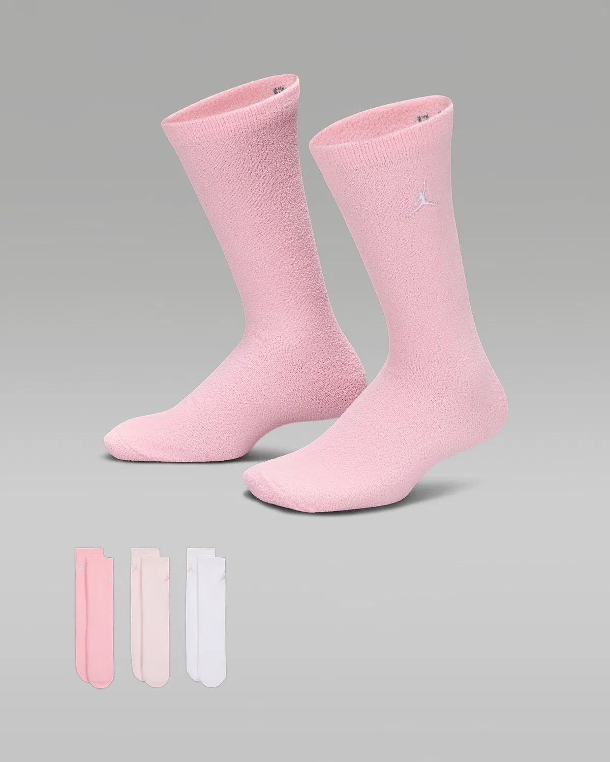 Детские носки Supersoft Cozy Crew (3 пары) Jordan, Medium Soft Pink