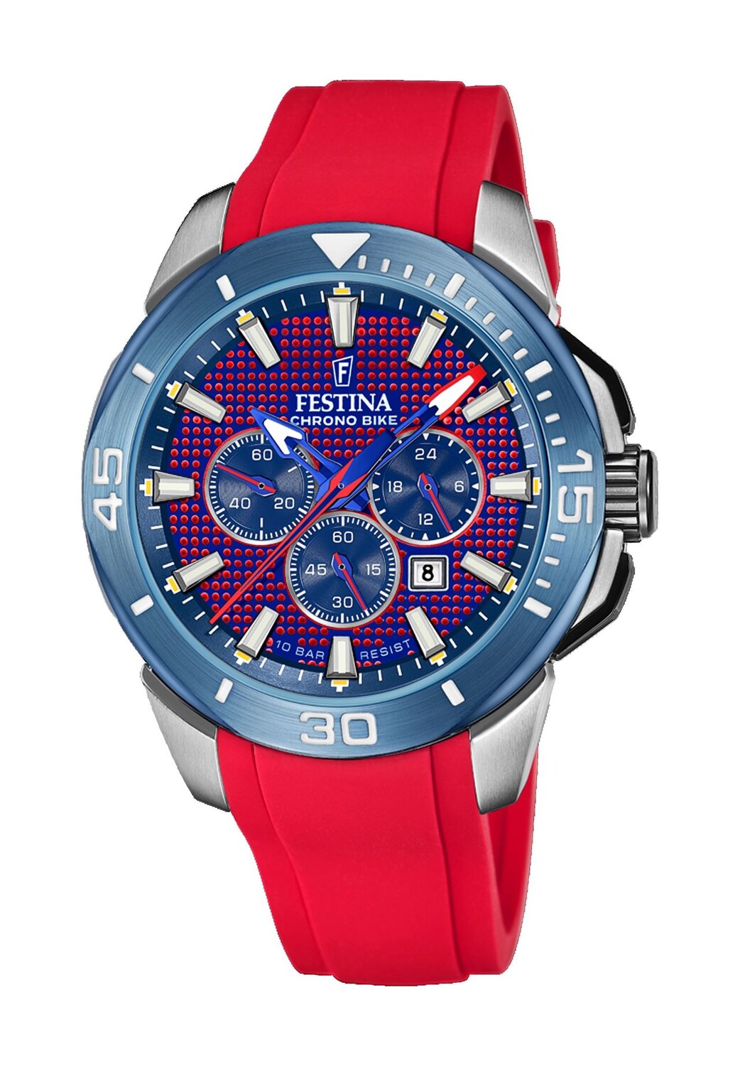 

Мужской хронограф F20642 FESTINA, цвет Blau Rot