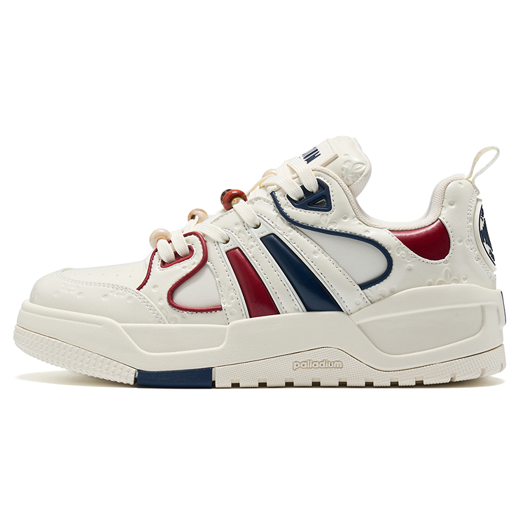 

Palladium Низкие скейтерские кроссовки унисекс бело-красно-сине-белые, цвет White/Red/Blue/White