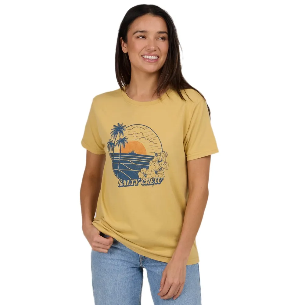 

Футболка с коротким рукавом Salty Crew Beach scene b.f, желтый