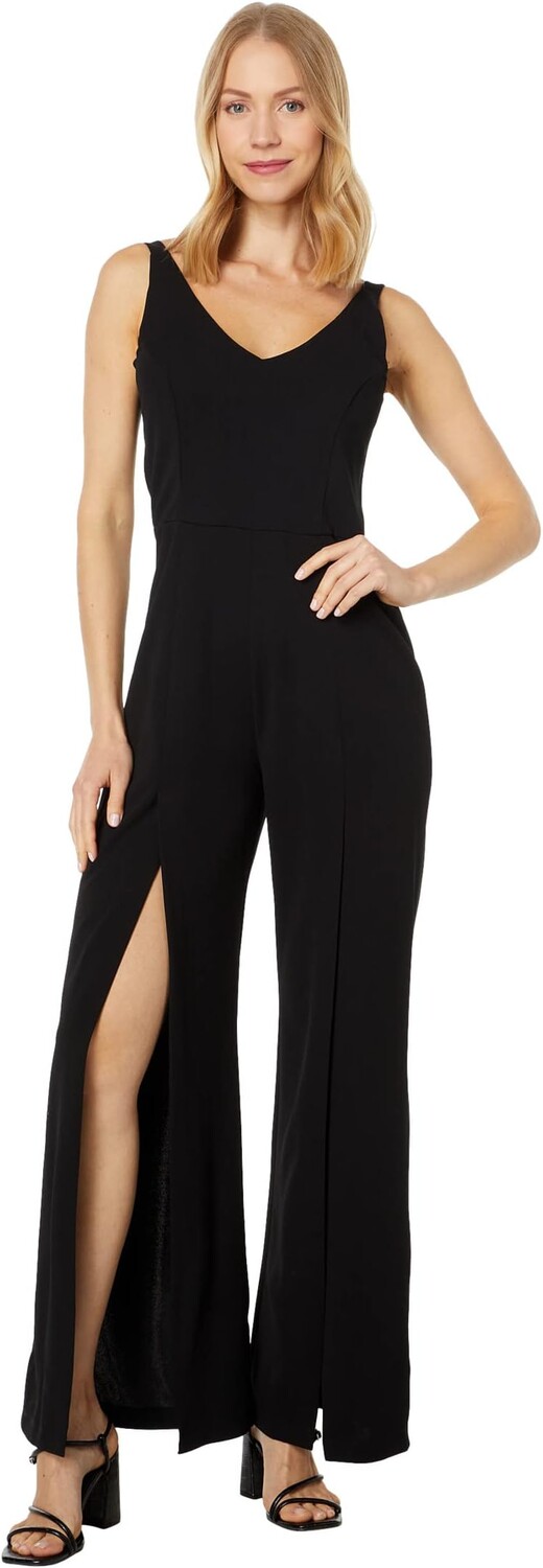 

Комбинезон Bebe V-Neck Tank Jumpsuit, черный