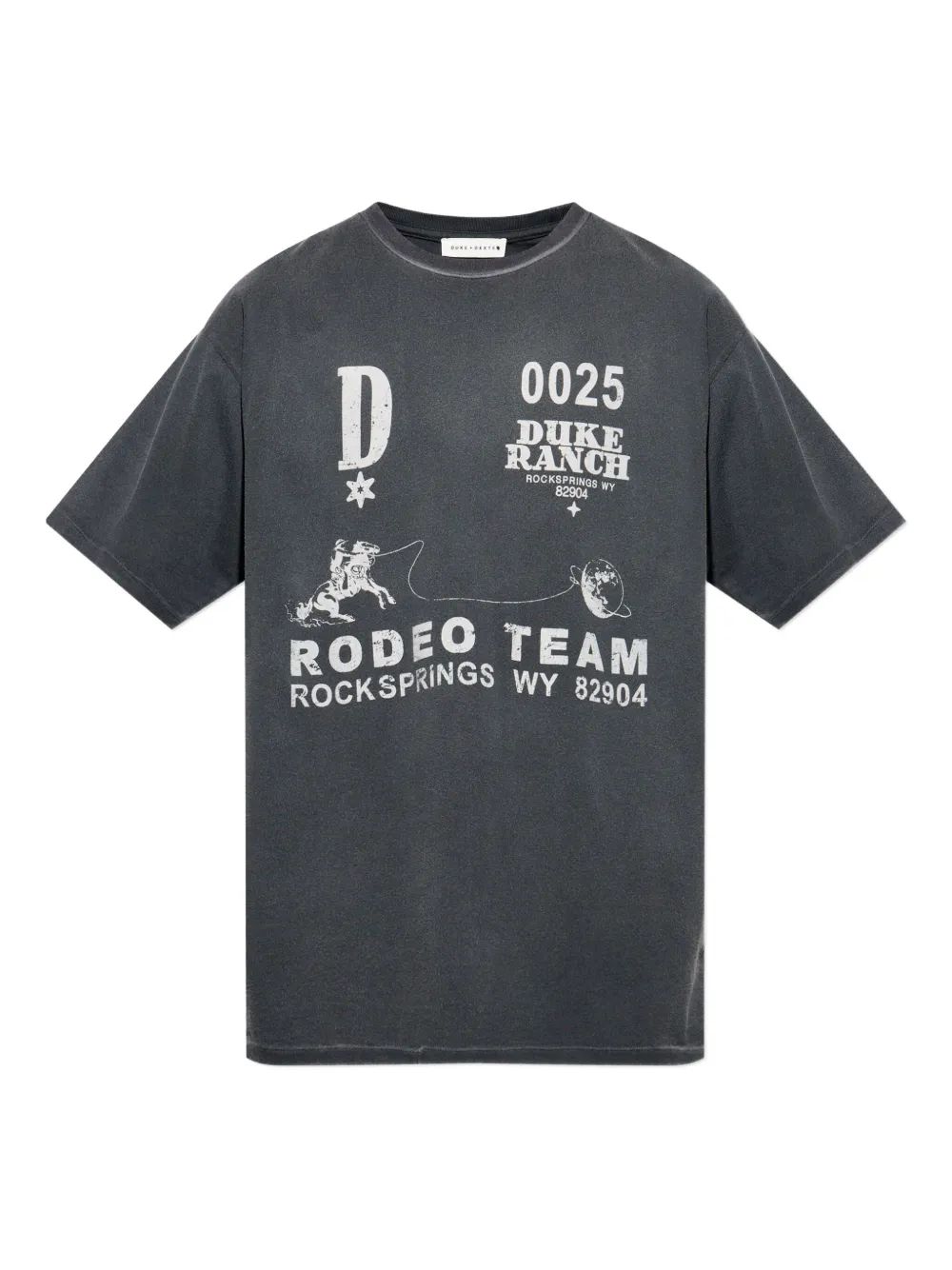 

Футболка с графическим принтом Duke & Dexter, серый