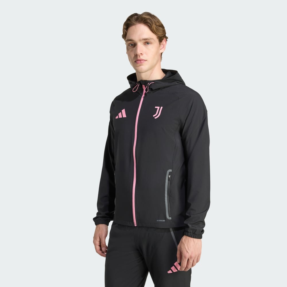 

Спортивный костюм Adidas Juventus Tiro 25 Competition Vis Tech Travel Jacket, цвет Black/Bliss Pink