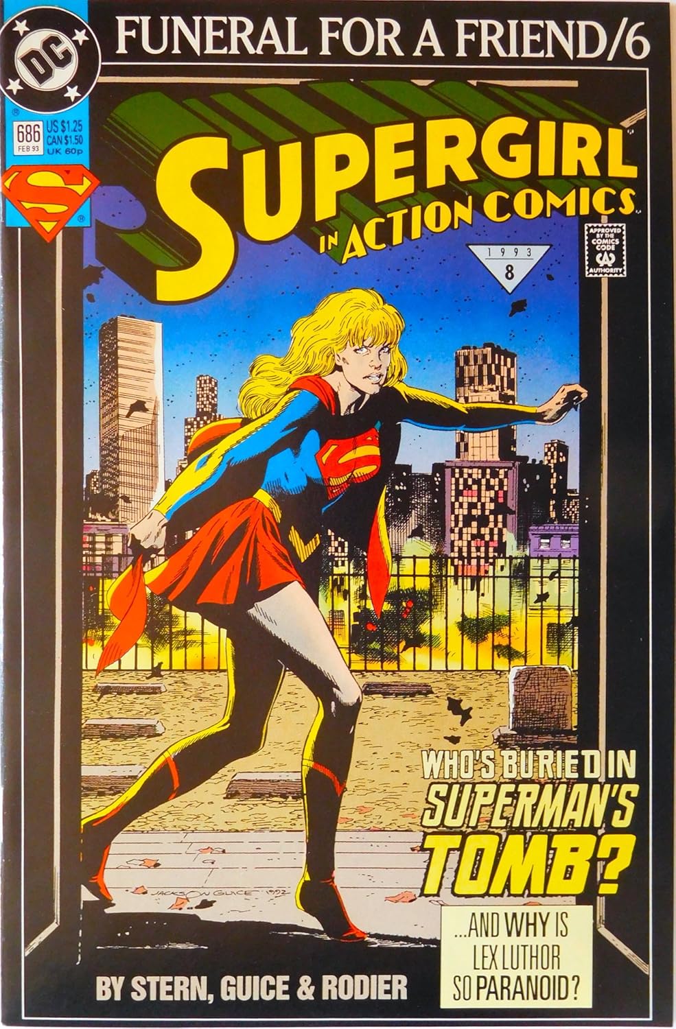 

Funeral for a Friend Comic Book (Supergirl in Action Comics #686, 6) (DC Comics)
