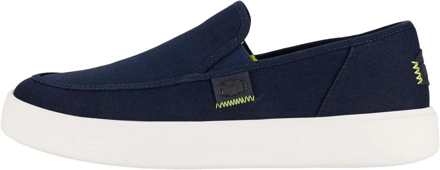 Мужские слипоны Heydude Sunapee M из парусины, Navy-White