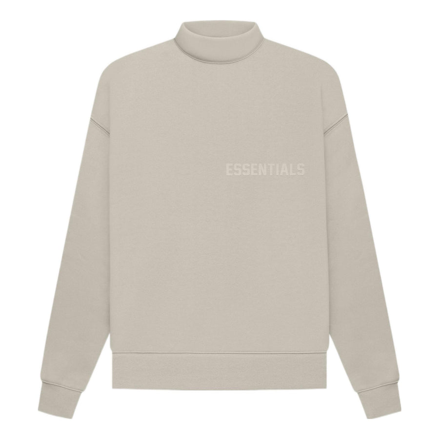 

Худи Fear of God Essentials SS22 Essentials Mockneck Smoke, серый