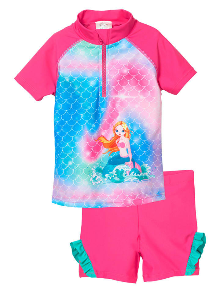 

Купальник Playshoes 2tlg Badeoutfit Meerjungfrau, цвет pink/bunt