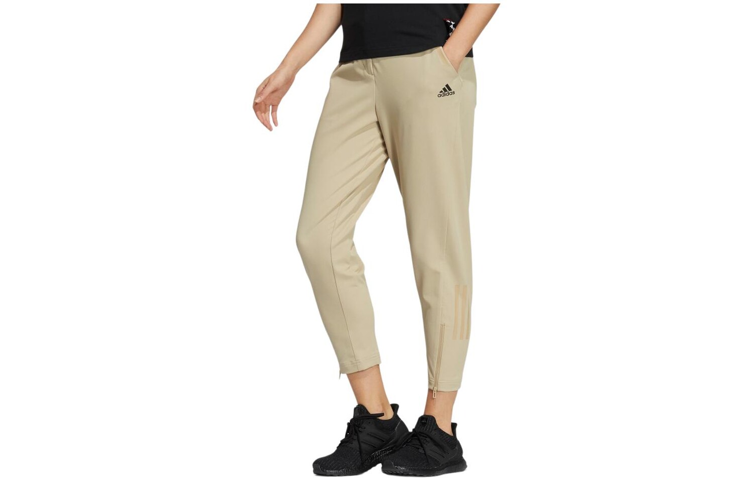 

Трикотажные спортивные штаны женские Prairie Brown/Prairie Brown Adidas