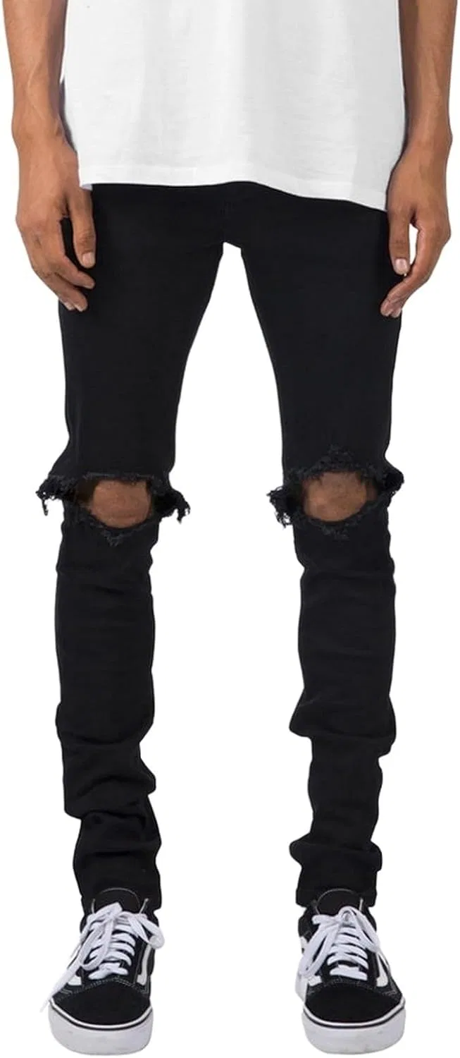 Джинсы, Lightweight Skinny Fit, Slim Ripped Denim, 2