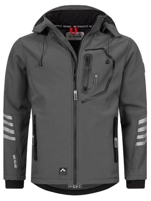

Куртка из софтшелла ascolori Arctic Seven, серый