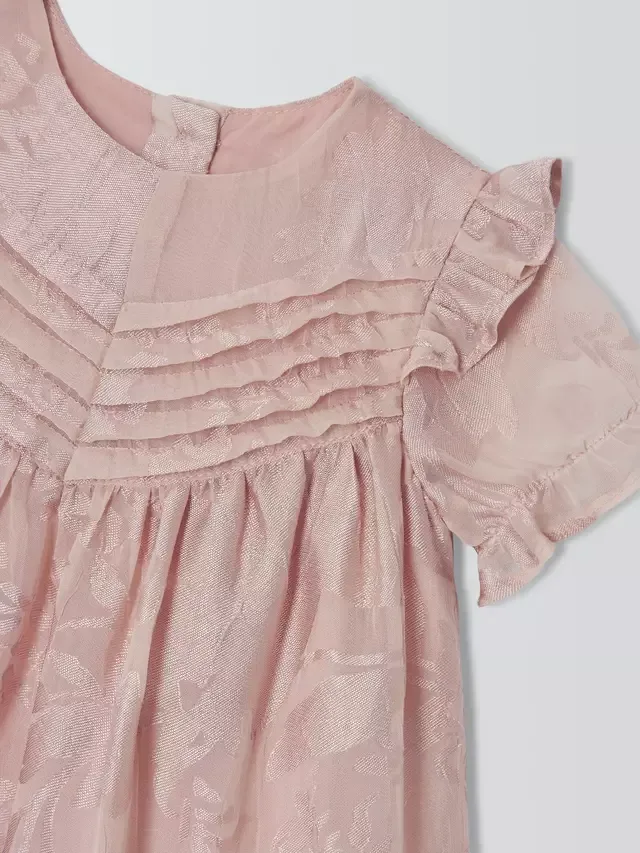Детский комплект: платье и трусики с цветочным принтом, розовый John Lewis Heirloom Collection — фото 3