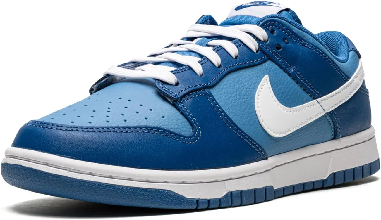 Кроссовки мужские Nike Dunk Low, White University Red Gum Yellow — фото 4