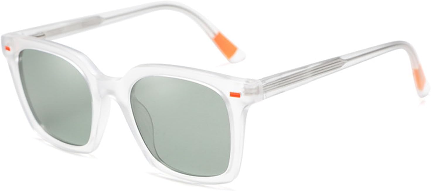 

Женские поляризованные солнцезащитные очки TR90 с квадратной оправой, линзы TAC с защитой от УФ-излучения UV400, модные солнцезащитные очки большого размера для вождения Bubmari, D