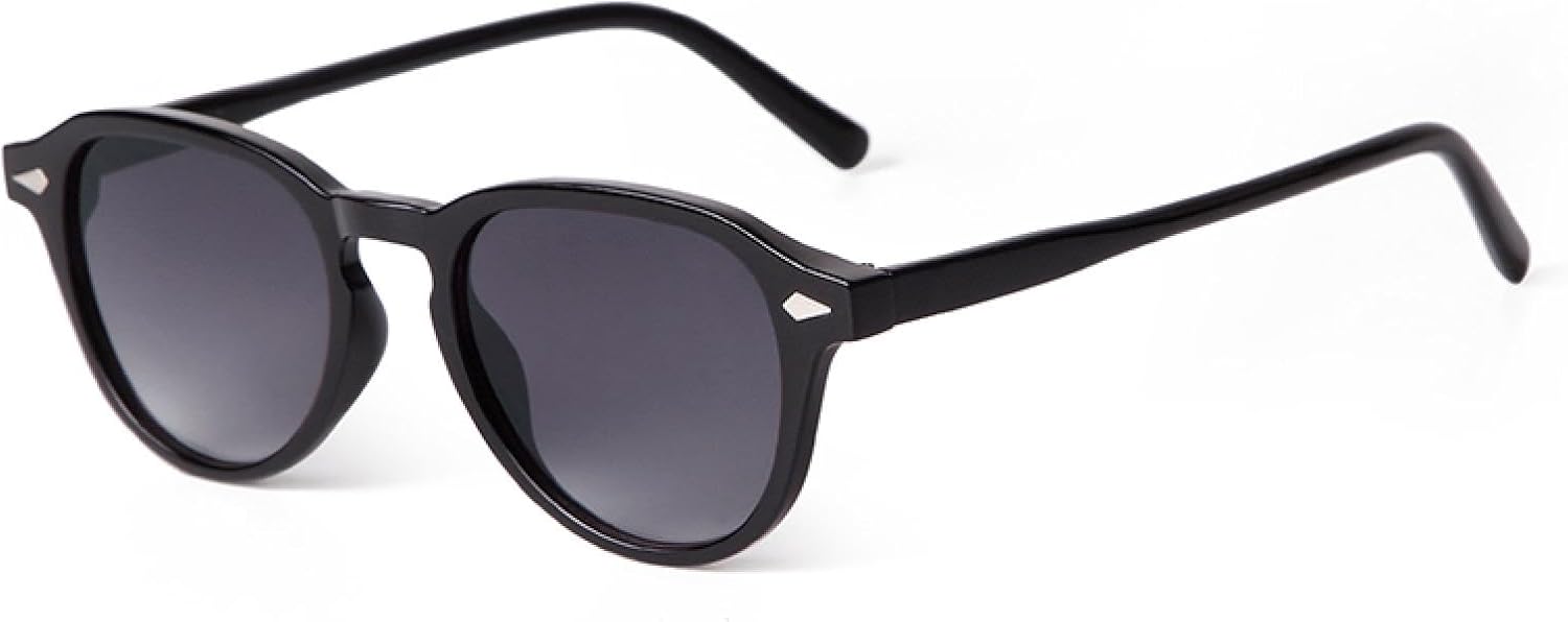 

Солнцезащитные очки с защитой от УФ-излучения UV400 | Оправа с заклепками, круглые градиентные линзы | Для женщин и мужчин, для занятий спортом на открытом воздухе и вождения DSVIGF, 02