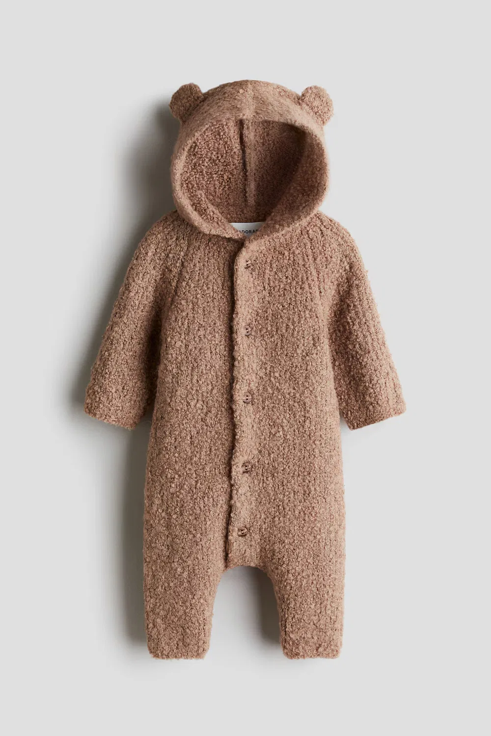 Комбинезон букле из смесовой шерсти H&M, Braun