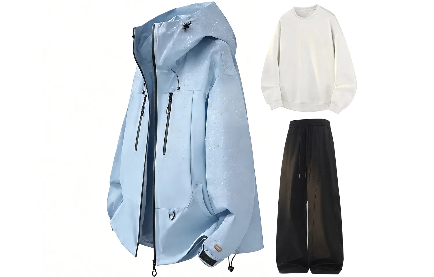 Детский комплект ветровка и брюки с бейджем 3 предмета Windbreaker Jacket Clothing Sets WARRIOR — фото 3