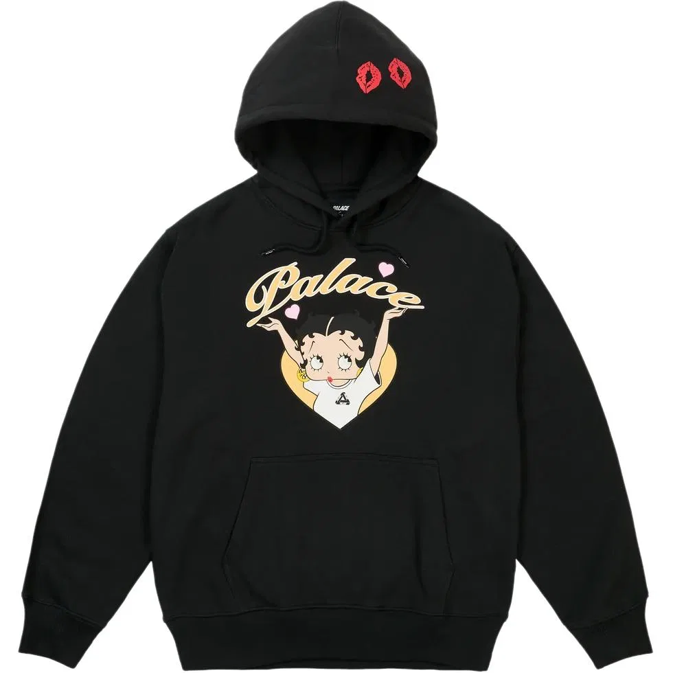 Детское худи с капюшоном Betty Boop PALACE, Black