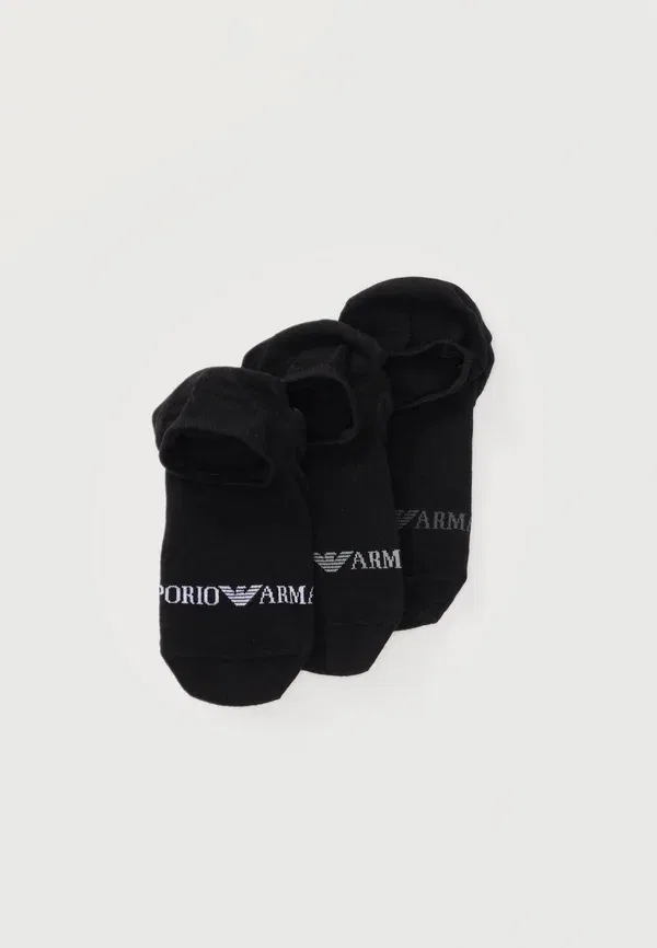 Носки-комбинезон, 3 пары - носки Emporio Armani, черный
