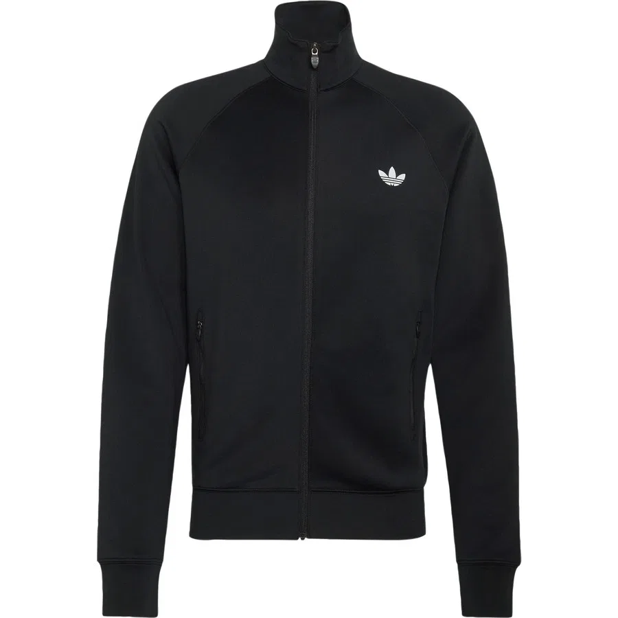 Спортивная кофта с молнией Trefoil Essentials Spacer Track Top adidas, Черный — фото 3