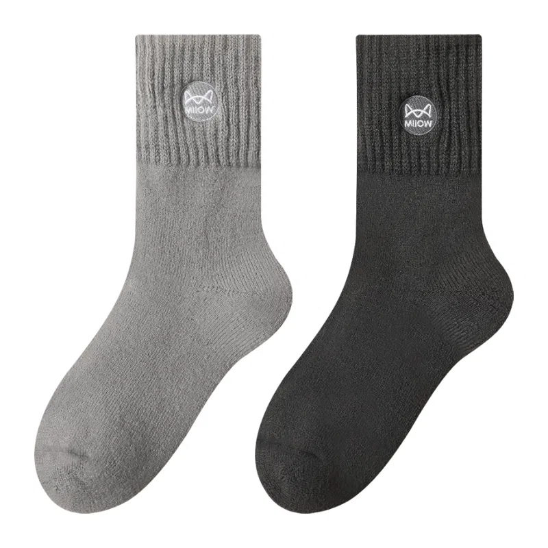 Детские носки-гольфы с комплектом из 2 пар, Crew Socks Unisex Combo Set, MIIOW