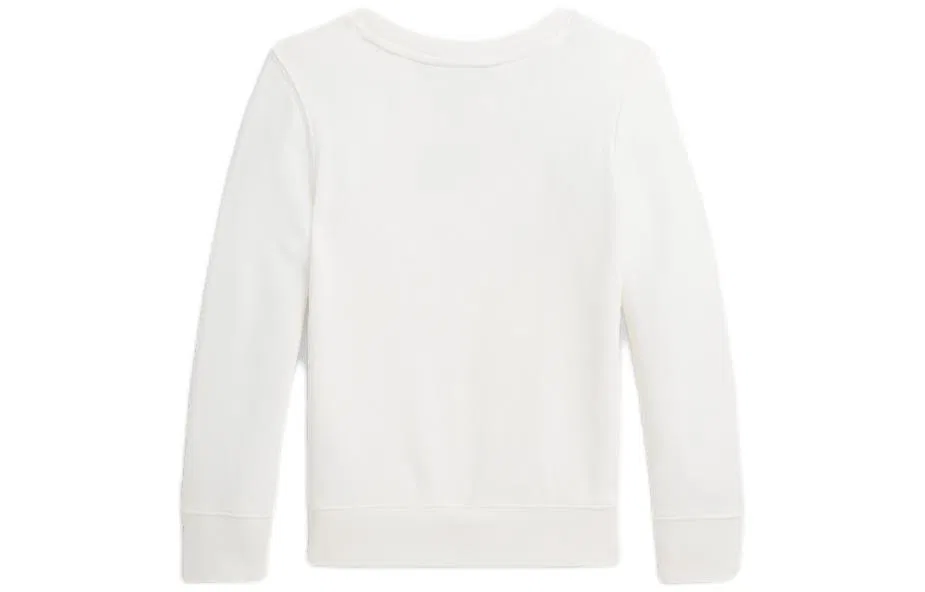 Детский свитшот с принтом Polo Bear Washed White Polo Ralph Lauren, Washed White — фото 3