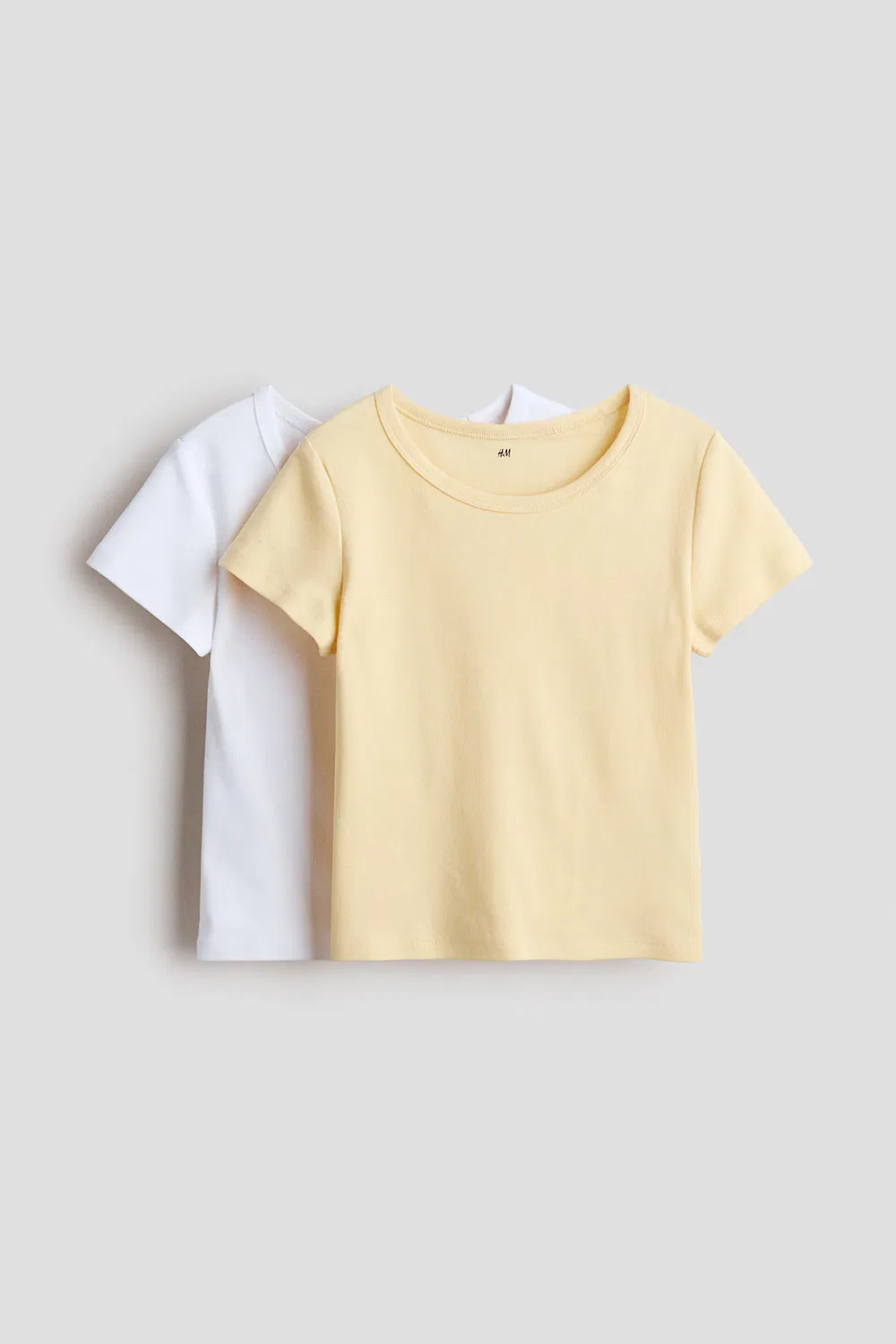 2 хлопковые рубашки в упаковке H&M, Gelb