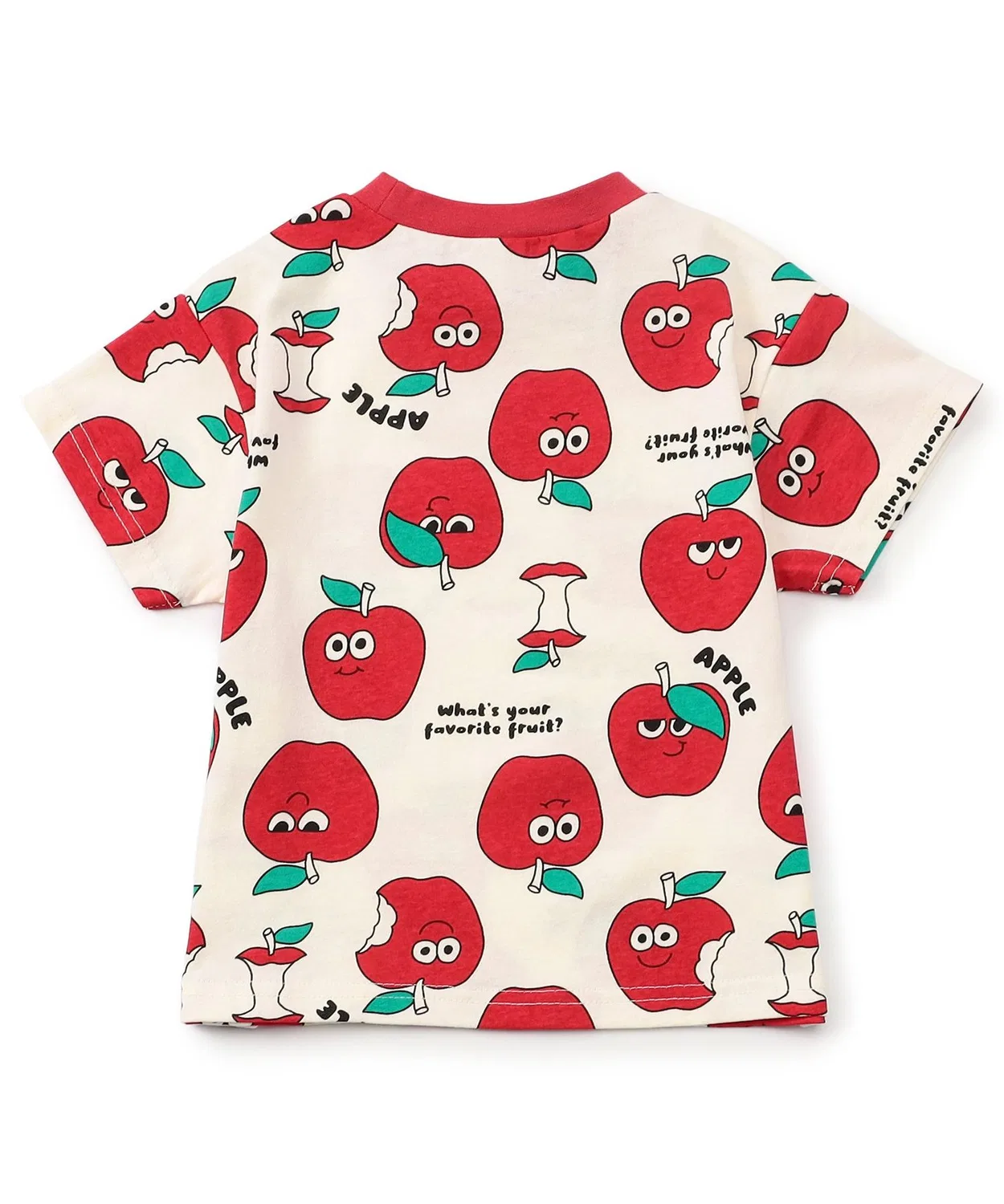 Детская футболка с принтом Veggie Pop BREEZEMART BREEZE, Red — фото 3