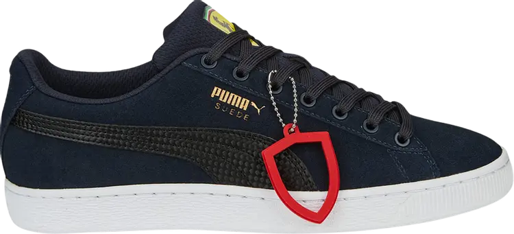 

Кроссовки Puma Scuderia Ferrari x Suede Shield - Parisian Night, синий