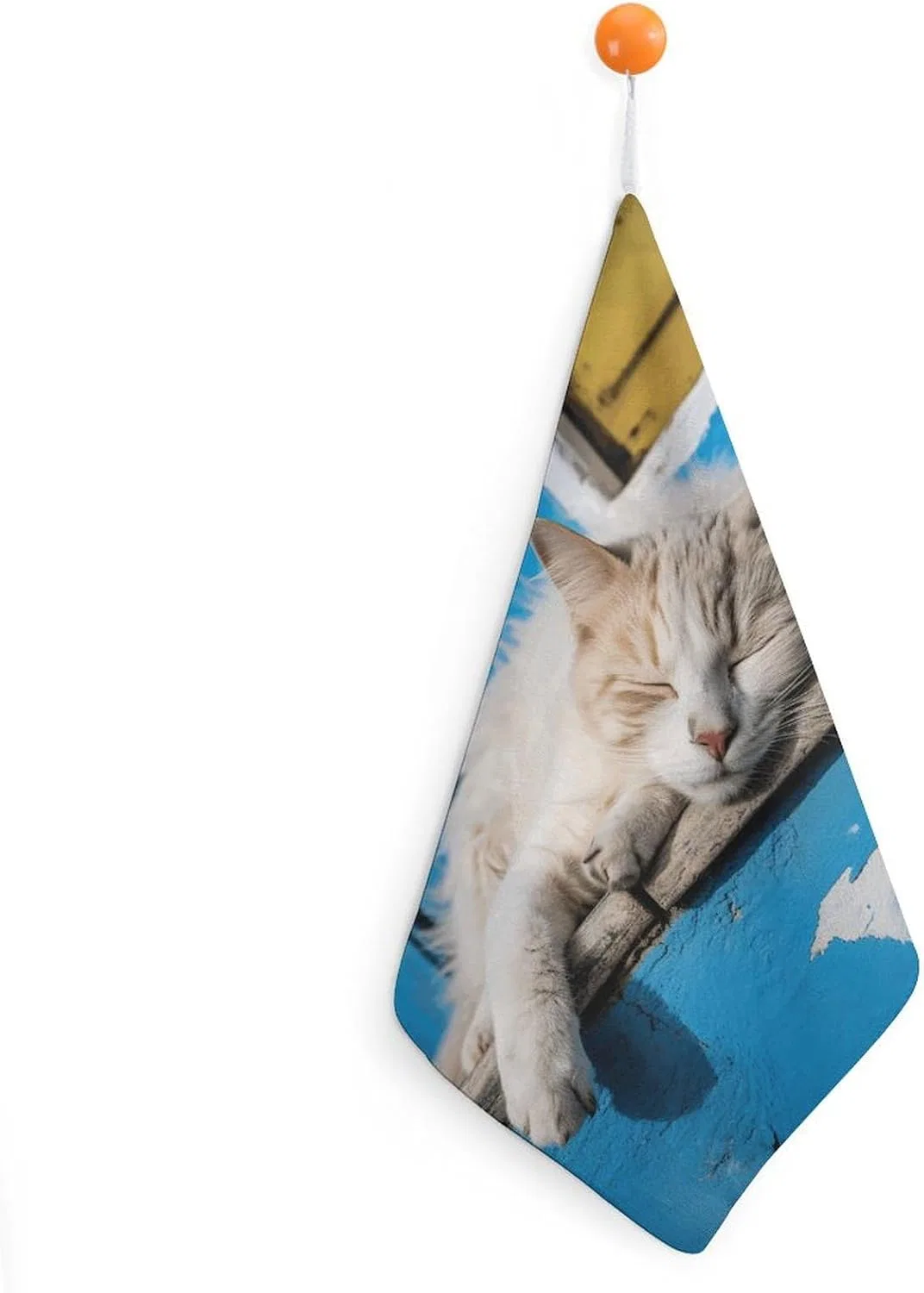 Лицевое полотенце Sleeping Little Cat, Микрофибра, DWVTSLH, 27.9x27.9 см