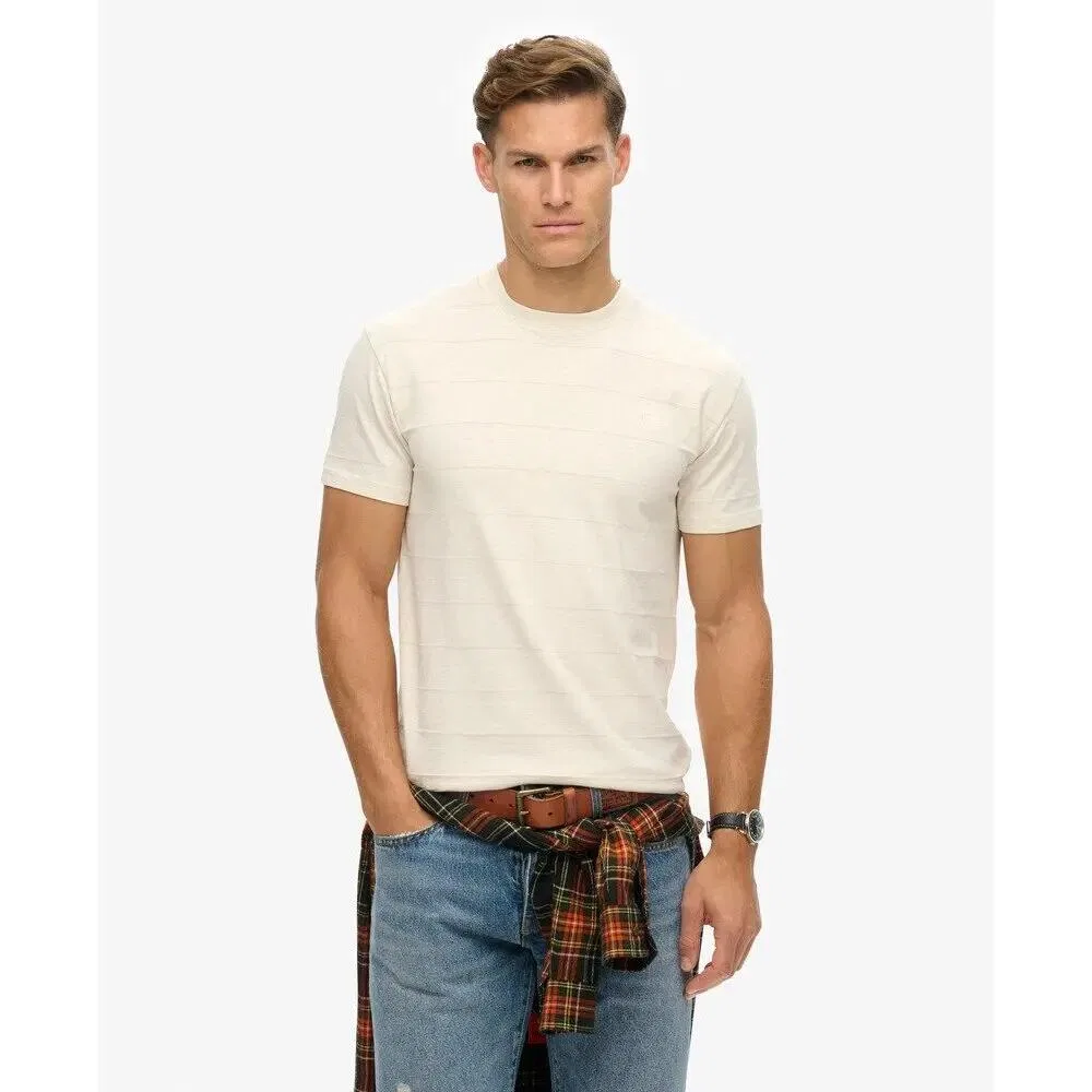 Мужская хлопковая футболка Superdry Vintage, White — фото 3