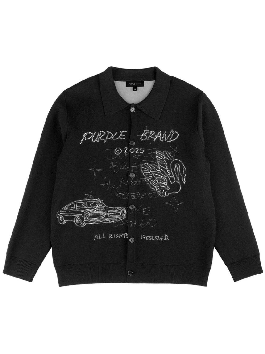 

Кардиган Scratch Purple Brand, черный
