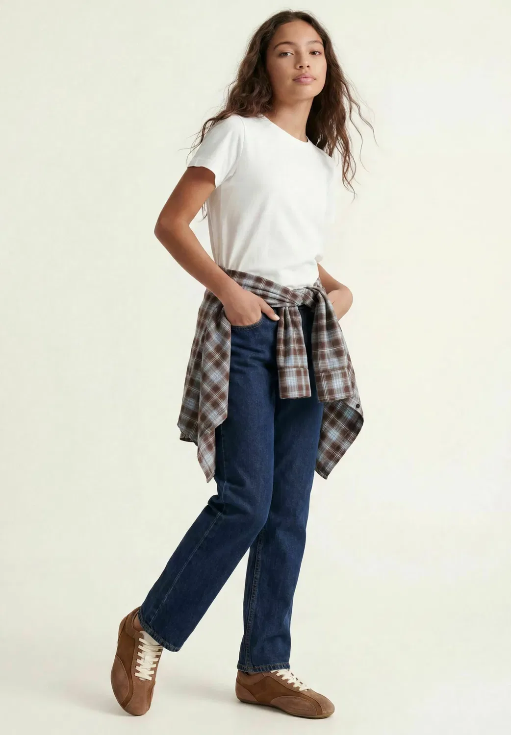 Свободные джинсы jxseville loose r001 dnm grl bn свободные джинсы для девочек - джинсы свободного кроя Jjxx, Blue Denim — фото 4
