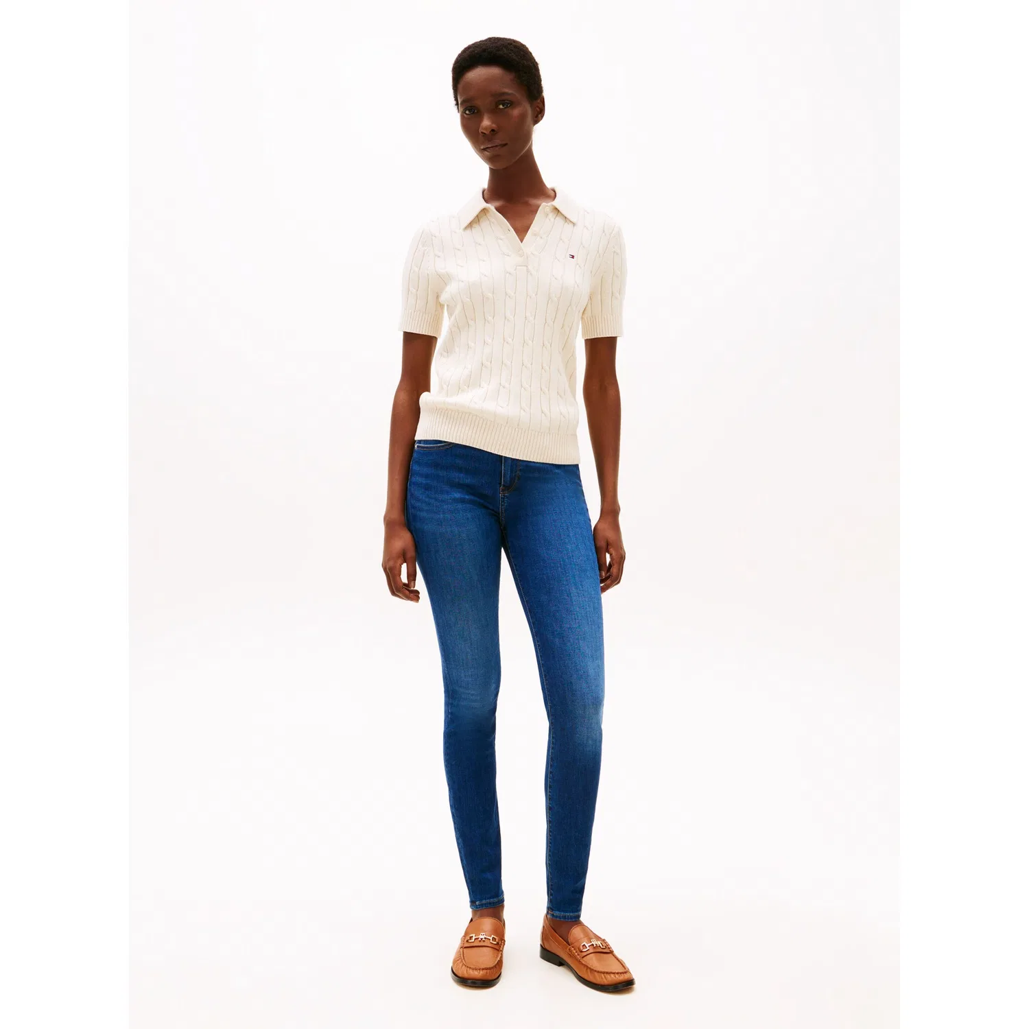 Женские облегающие джинсы скинни COMO Skinny RW ACE Tommy Hilfiger, Blue — фото 3
