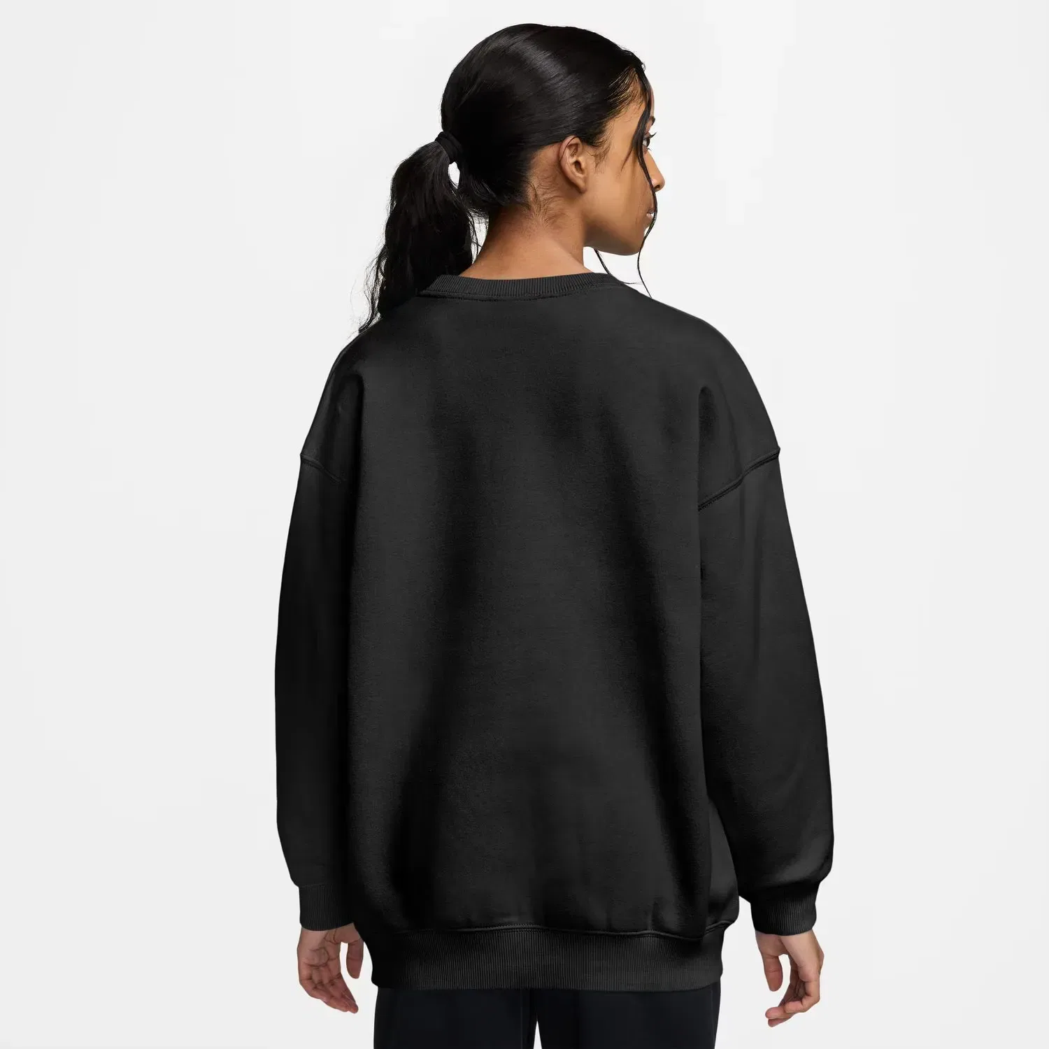 Детская худи для девочек из флиса Nike, Negro — фото 2