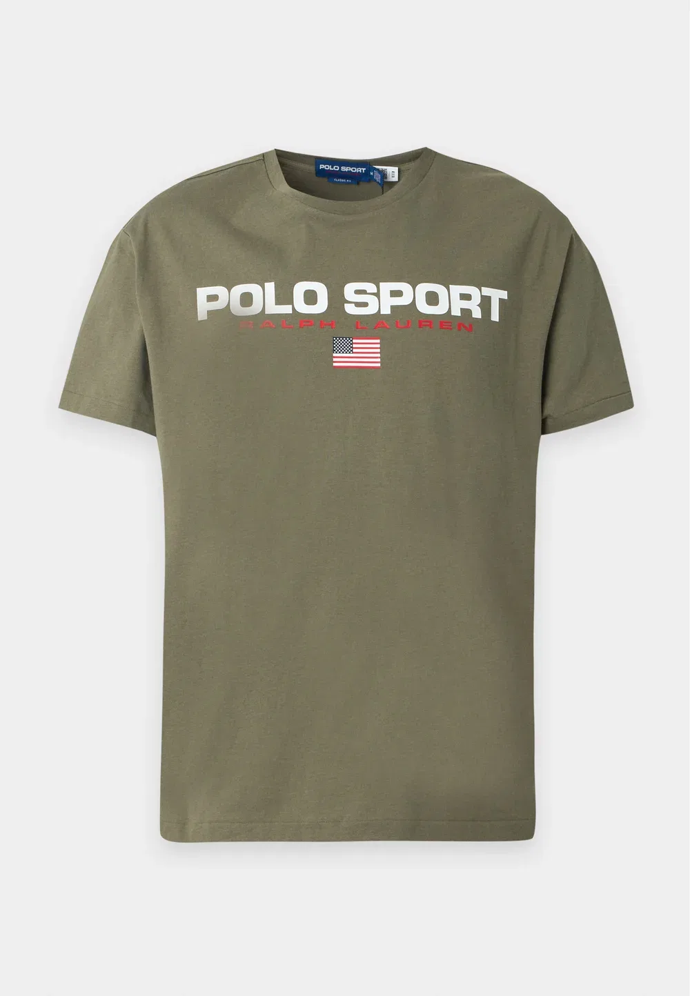 Классическая спортивная футболка-поло с принтом Polo Ralph Lauren, Cruise Olive — фото 4