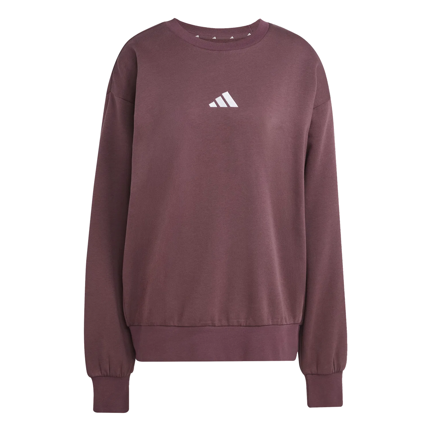 Мужская толстовка с круглым вырезом Adidas, цвет Aubergine